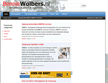 Tablet Screenshot of benniewolbers.nl